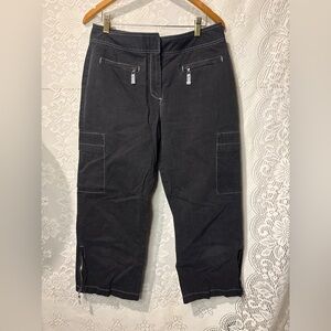 Jessica sport cargo capris in black